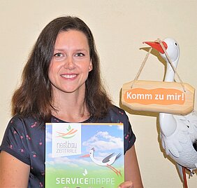 Neu im Team: Nestbau-Koordinatorin Katrin Roßner