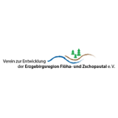 grafische Darstellung des Logos des LEADER-Gebietes Erzgebirgsregion Flöha und Zschopautal